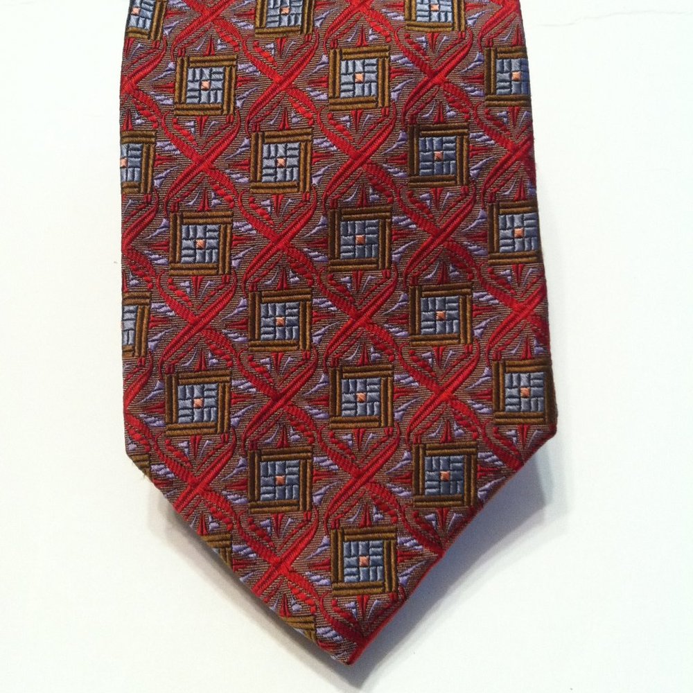 ROBERT TALBOTT BEST OF CLASS FOR H. STOCKTON MENS NEW SILK TIE  WIDTH: 3 3/4"